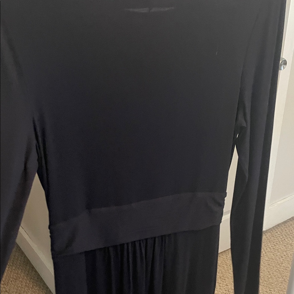 Boden Women's Elegant Long Sleeve Black Dress - Picture 4 of 5